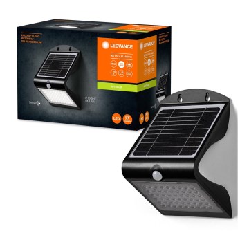 Ledvance - LED solarna zidna svjetiljka s senzorom pokreta i sumraka BUTTERFLY LED/4W/3,7V 2000 mAh IP65