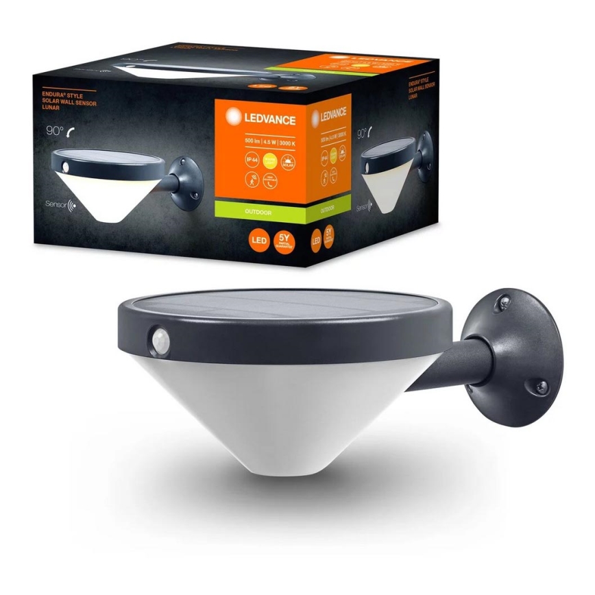 Ledvance - LED Solarna zidna svjetiljka sa senzorom ENDURA LED/4,5W/3,7V 2000 mAh IP44