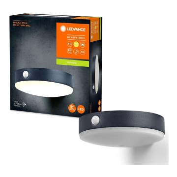 Ledvance - LED Solarna zidna svjetiljka sa senzorom ENDURA STYLE LED/6W/3,7V 1420 mAh IP44