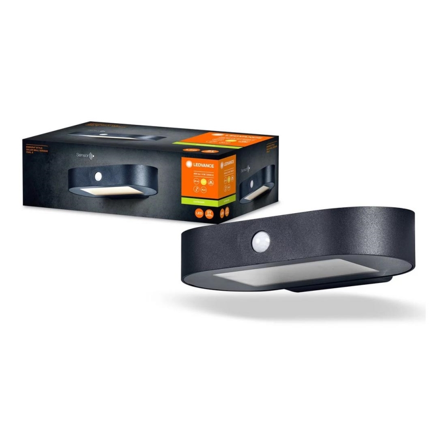 Ledvance - LED Solarna zidna svjetiljka sa senzorom za pokret i dan/noć ENDURA STYLE LED/4W/3,7V 2000 mAh IP44