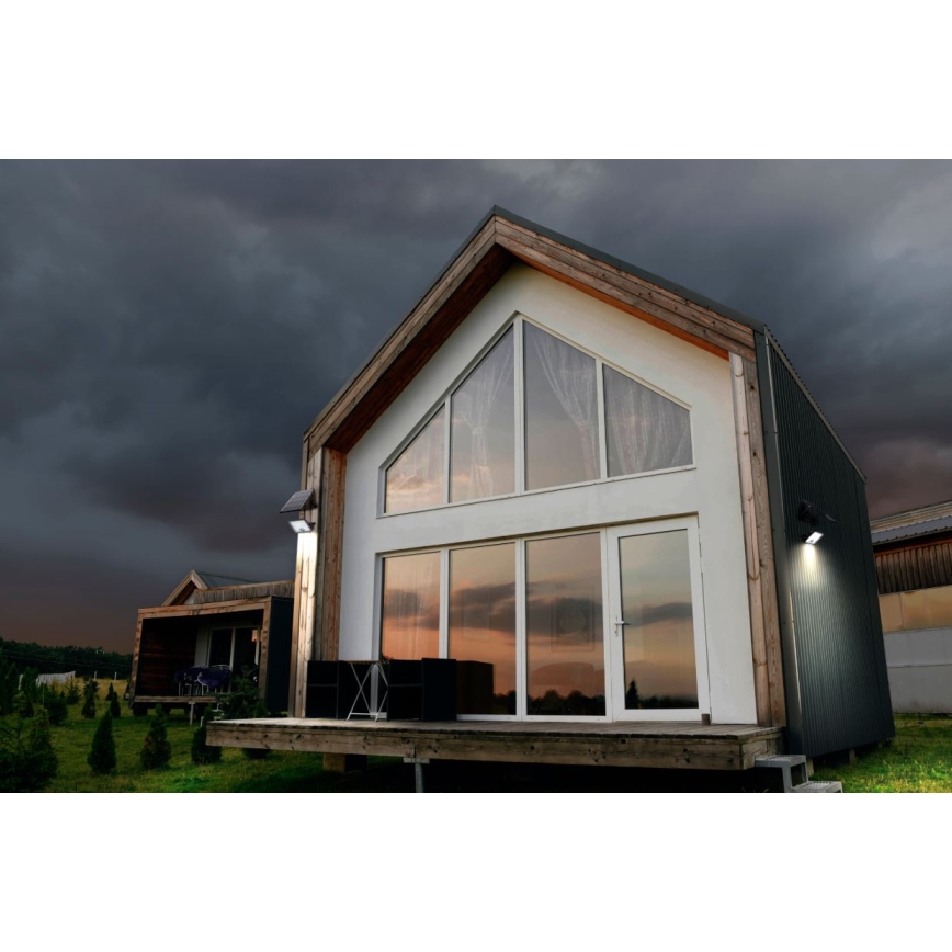 Ledvance - LED Prigušivi solarni reflektor sa senzorom FLOOD SPLIT LED/30W/6,4V IP65 + daljinski upravljač