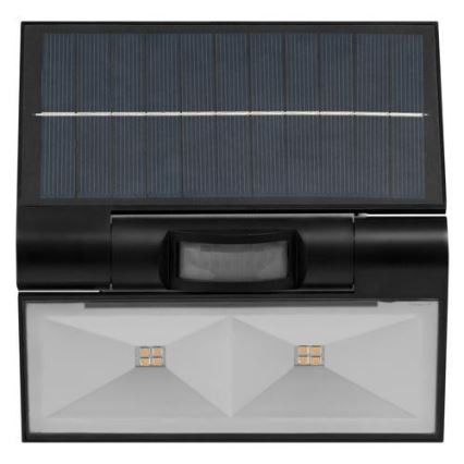 Ledvance - LED vanjski solarni zidni reflektor s senzorom pokreta i sumraka FLOOD LED/2,9W/3,7V 2600 mAh IP44