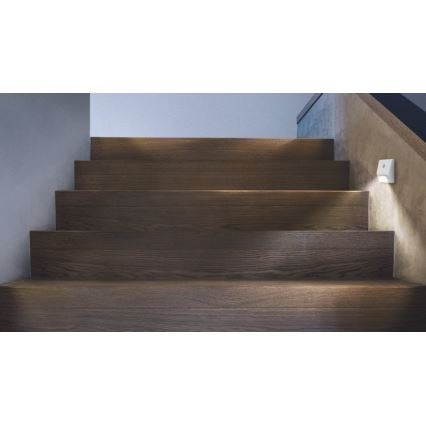 Ledvance - LED stepenišno svjetlo sa senzorom NIGHTLUX LED/0,25W/3xAAA IP54