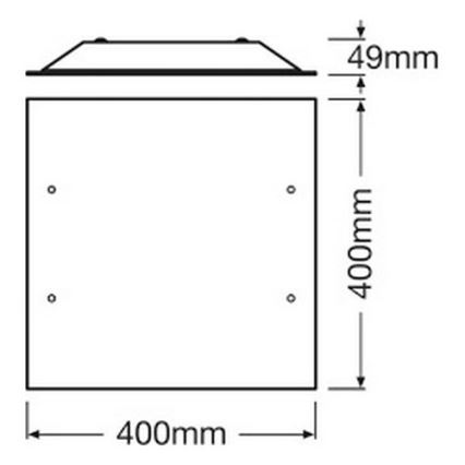 Ledvance - LED Stropna svjetiljka LUNIVE LED/24W/230V