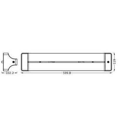 Ledvance - LED Stropna svjetiljka OFFICE LINE LED/24W/230V 60 cm