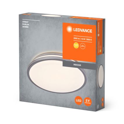 Ledvance - LED Stropna svjetiljka ORBIS DUBLIN LED/16W/230V pr. 29,5 cm
