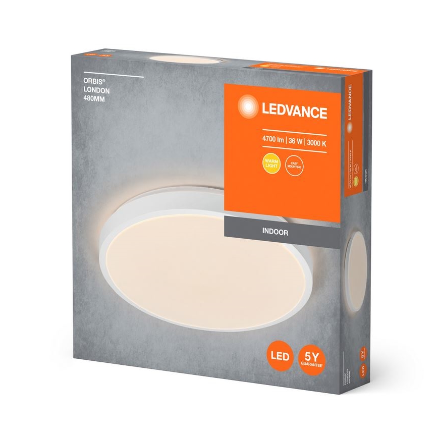 Ledvance - LED Stropna svjetiljka ORBIS LONDON LED/36W/230V bijela