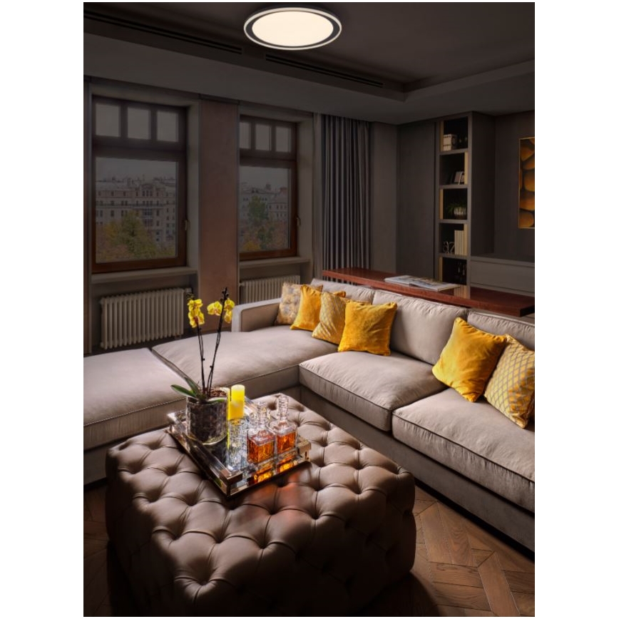 Ledvance - LED Stropna svjetiljka ORBIS PEDERSON LED/24W/230V pr. 45 cm crna