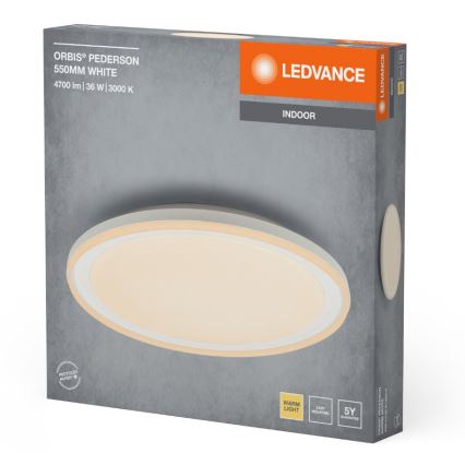 Ledvance - LED Stropna svjetiljka ORBIS PEDERSON LED/36W/230V pr. 55 cm bijela