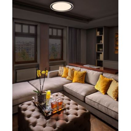 Ledvance - LED Stropna svjetiljka ORBIS PEDERSON LED/36W/230V pr. 55 cm crna