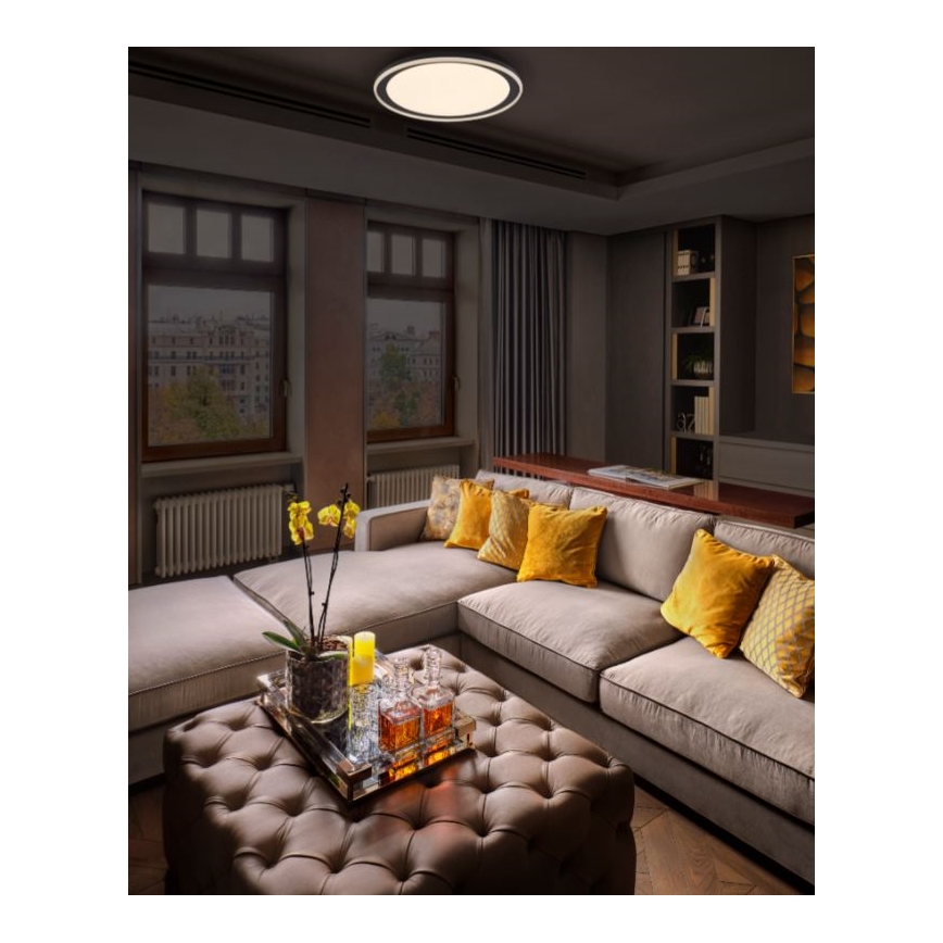 Ledvance - LED Stropna svjetiljka ORBIS PEDERSON LED/36W/230V pr. 55 cm crna