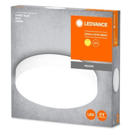 Ledvance - LED Stropna svjetiljka ORBIS SLIM LED/20W/230V bijela