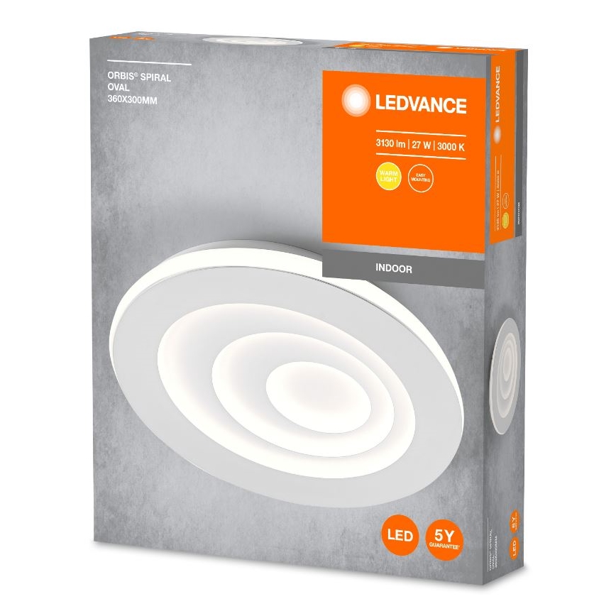 Ledvance - LED Stropna svjetiljka ORBIS SPIRAL LED/27W/230V