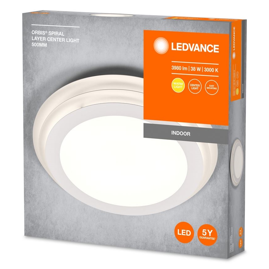 Ledvance - LED Stropna svjetiljka ORBIS SPIRAL LED/38W/230V