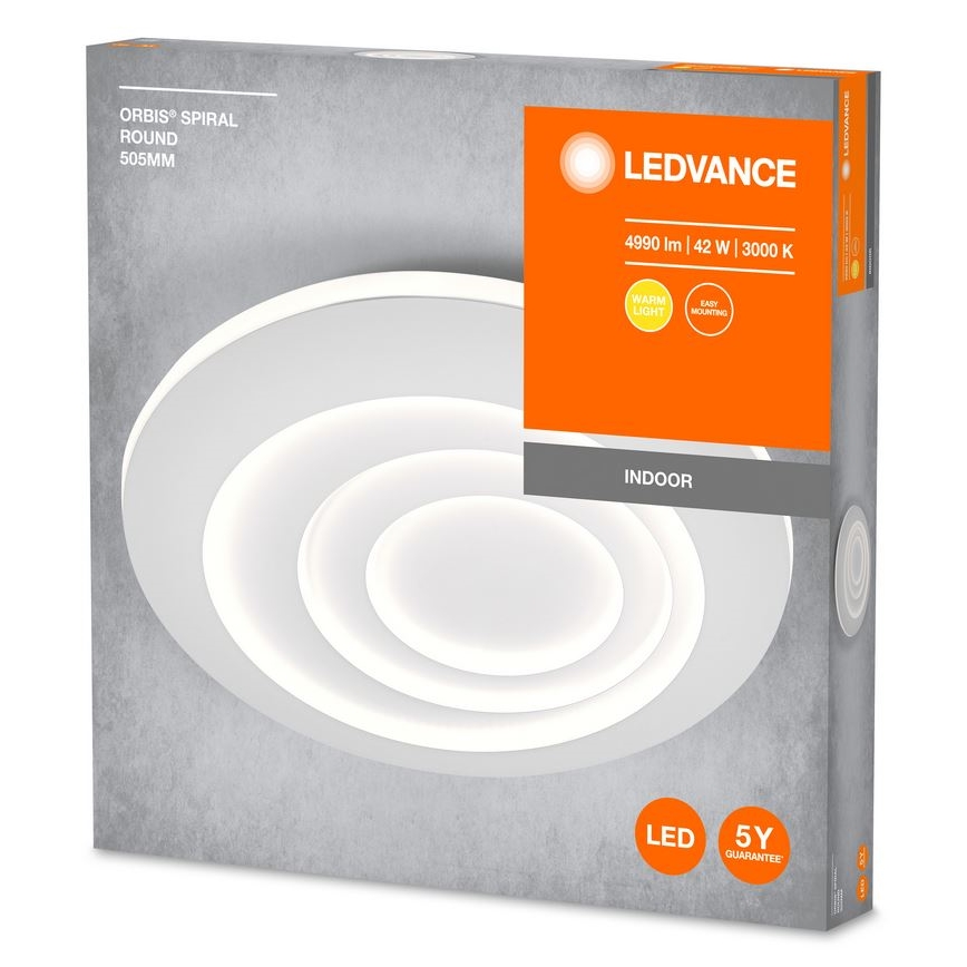Ledvance - LED Stropna svjetiljka ORBIS SPIRAL LED/42W/230V