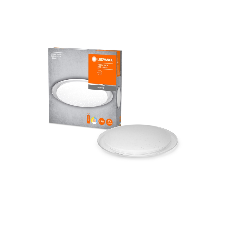 Ledvance - LED stropno svjetlo s prigušivanjem ORBIS SPARKLE LED/24W/230V 2700-6500K Ø 50 cm + daljinski upravljač