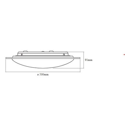 Ledvance - LED stropno svjetlo s prigušivanjem ORBIS SPARKLE LED/24W/230V 2700-6500K Ø 50 cm + daljinski upravljač