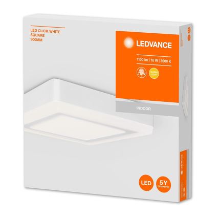 Ledvance - LED Stropna svjetiljka SQUARE LED/18W/230V