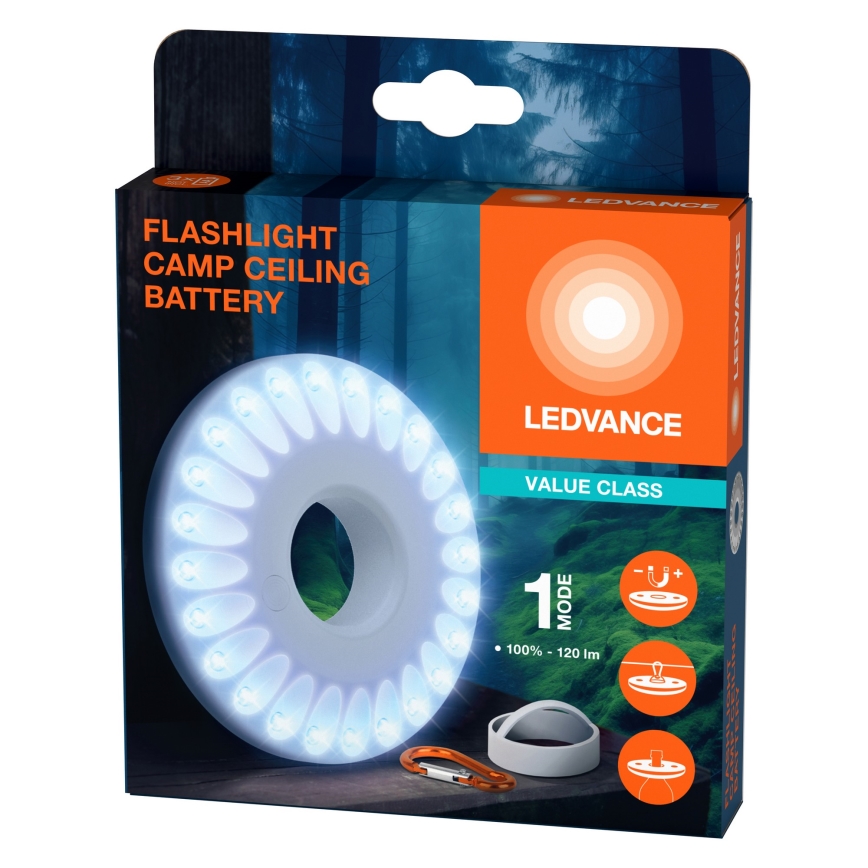 Ledvance - LED Svjetiljka FLASHLIGHT CAMP LED/1,2W/3xAAA