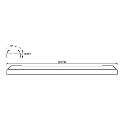 Ledvance - LED Svjetiljka ispod ormarića POWER BATTEN 2xLED/12W/230V 4000K