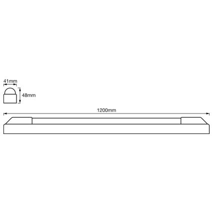 Ledvance - LED Svjetiljka ispod ormarića POWER BATTEN LED/24W/230V 4000K