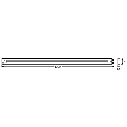 Ledvance - LED Traka FLEX COB 1,5m LED/7,5W/230V