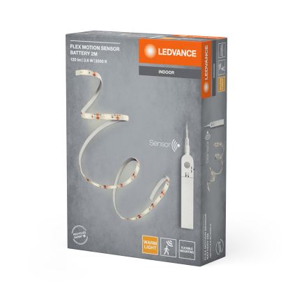 Ledvance - LED Traka s senzorom pokreta FLEX 2m LED/3,6W/4xAA