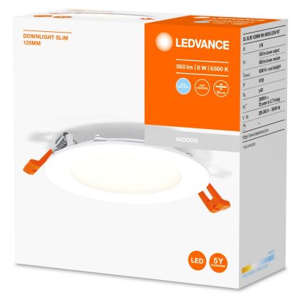 Ledvance - LED Ugradbena svjetiljka SLIM LED/8W/230V 6500K