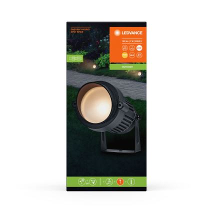 Ledvance - LED Vanjska lampa ENDURA HYBRID SPOT SPIKE LED/1W/12V IP44