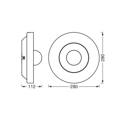 Ledvance - LED Vanjska svjetiljka sa senzorom i kamerom SMART+ LED/22W/230V IP44 Wi-Fi