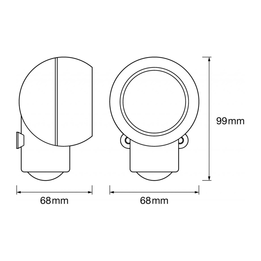 Ledvance -LED Vanjska svjetiljka za orijentaciju sa senzorom SPYLUX LED/0,3W/3xAA IP43