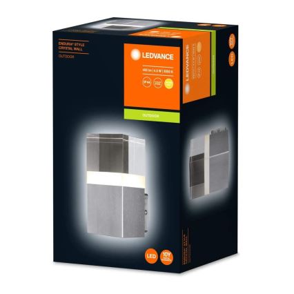 Ledvance - LED vanjska zidna svjetiljka CRYSTAL LED/4,5W/230V IP44