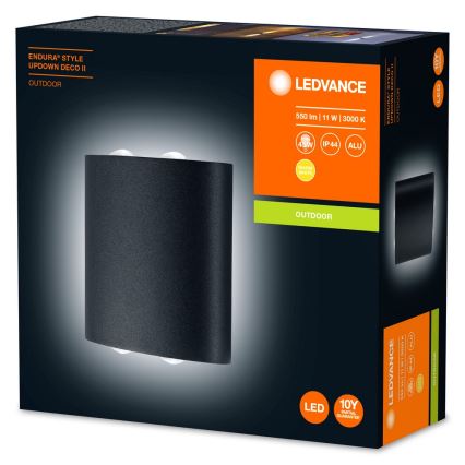 Ledvance - LED Vanjska zidna svjetiljka ENDURA 2xLED/11W/230V IP44