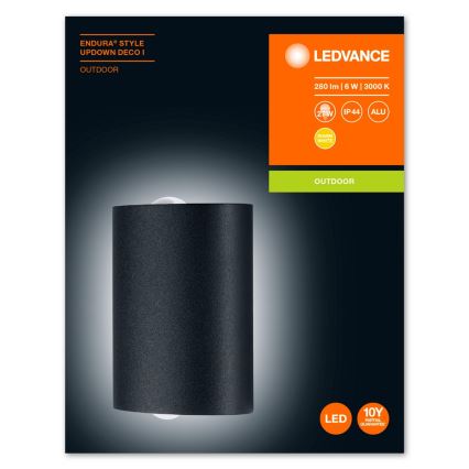 Ledvance - LED Vanjska zidna svjetiljka ENDURA LED/6W/230V