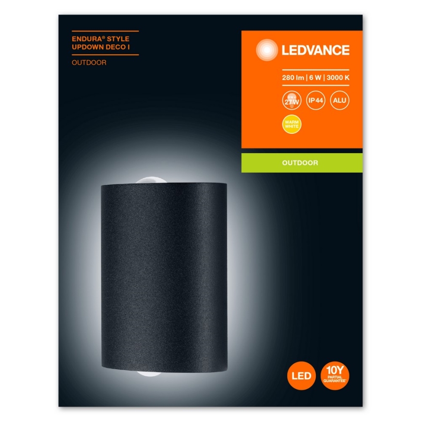 Ledvance - LED Vanjska zidna svjetiljka ENDURA LED/6W/230V