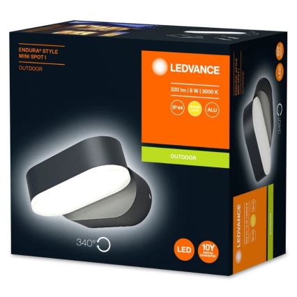 Ledvance - LED Vanjska zidna svjetiljka ENDURA LED/8W/230V IP44