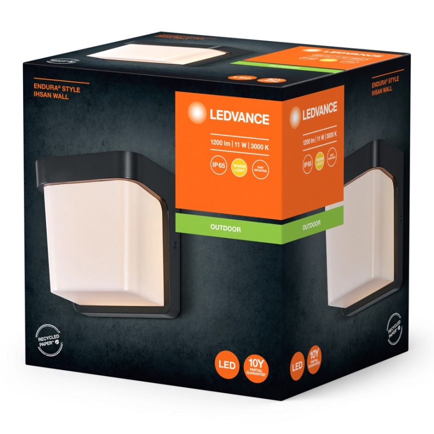 Ledvance - LED Vanjska zidna svjetiljka ENDURA STYLE IHSAN LED/11W/230V IP65