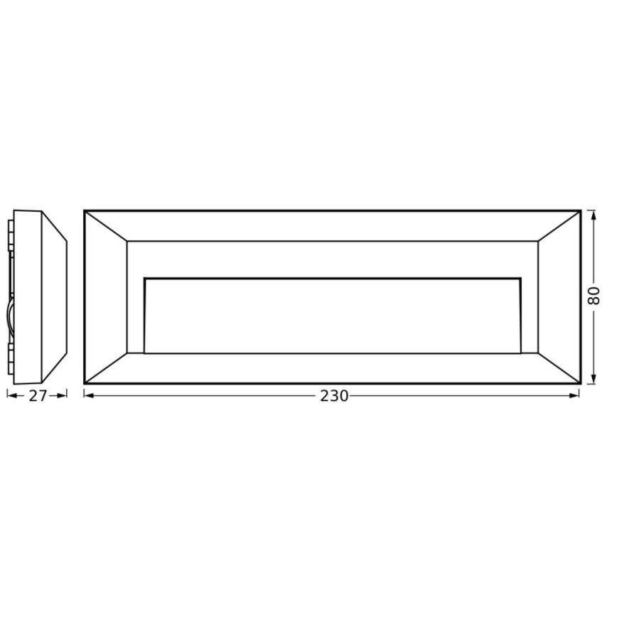 Ledvance - LED Vanjska zidna svjetiljka ENDURA STYLE IVAN LED/1,9W/230V IP65