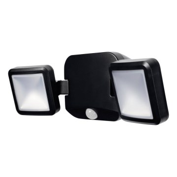 Ledvance - LED Vanjska zidna svjetiljka sa senzorom BATTERY 2xLED/10W/4xD IP54