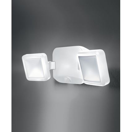 Ledvance - LED Vanjska zidna svjetiljka sa senzorom BATTERY 2xLED/10W/4xD IP54