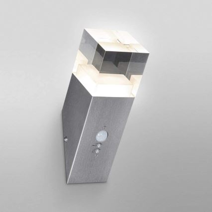 Ledvance - LED Vanjska zidna svjetiljka sa senzorom CRYSTAL 1xLED/5W/230V IP44