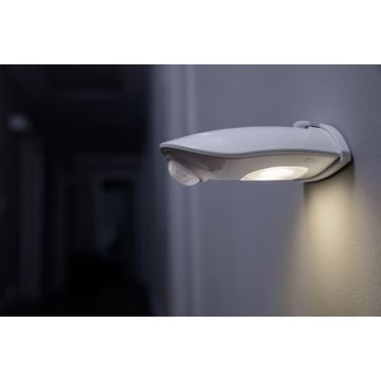 Ledvance - LED Vanjska zidna svjetiljka sa senzorom DOORLED LED/1W/3xAA IP54