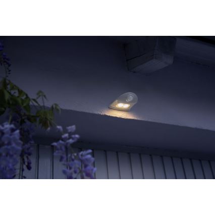 Ledvance - LED Vanjska zidna svjetiljka sa senzorom DOORLED LED/1W/3xAA IP54