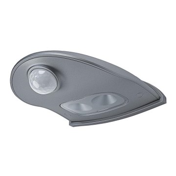 Ledvance - LED Vanjska zidna svjetiljka sa senzorom DOORLED LED/1W/3xAA IP54