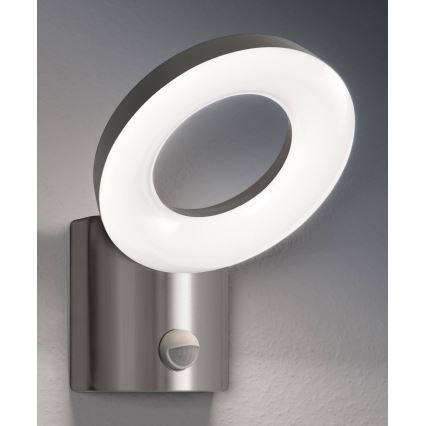 Ledvance - LED Vanjska zidna svjetiljka sa senzorom LOOP 1xLED/12W/230V IP44