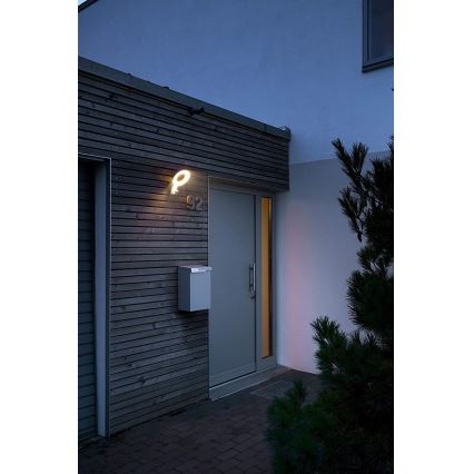 Ledvance - LED Vanjska zidna svjetiljka sa senzorom LOOP 1xLED/12W/230V IP44