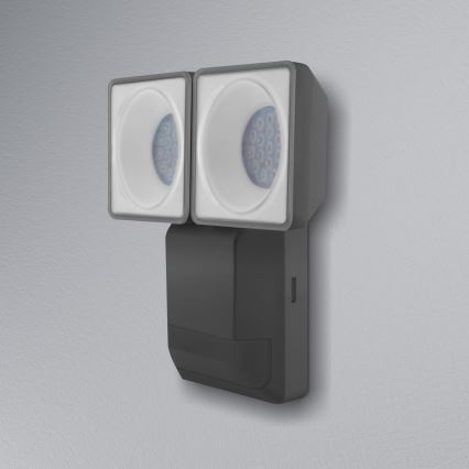 Ledvance - LED Vanjska zidna svjetiljka sa senzorom SPOT 2xLED/8W/230V IP55