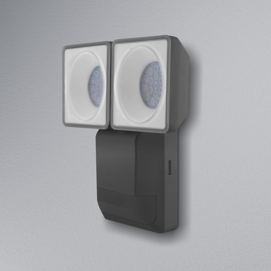Ledvance - LED Vanjska zidna svjetiljka sa senzorom SPOT 2xLED/8W/230V IP55