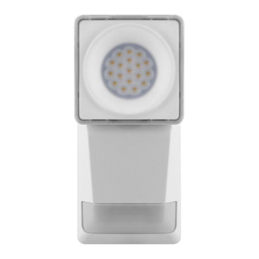 Ledvance - LED Vanjska zidna svjetiljka sa senzorom SPOT LED/8W/230V IP55 bijela