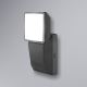 Ledvance -LED Vanjska zidna svjetiljka sa senzorom SPOT LED/8W/230V IP55 crna